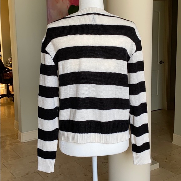 Divided Stripe Sweater - Picture 3 of 4